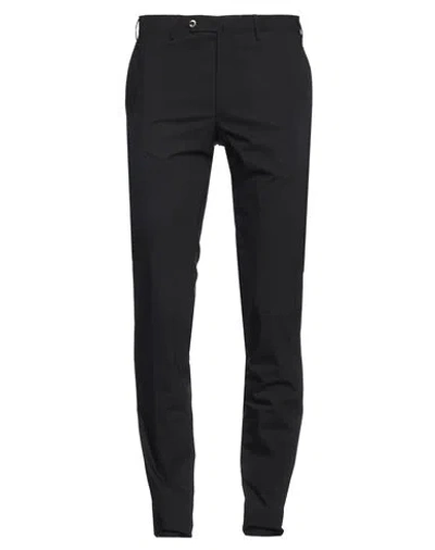 Pt Torino Man Pants Black Size 38 Cotton, Polyamide, Elastane