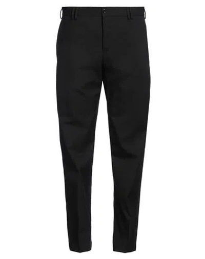 Pt Torino Man Pants Black Size 38 Cotton, Virgin Wool, Elastane
