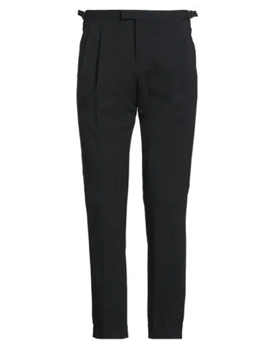 Pt Torino Man Pants Black Size 38 Virgin Wool, Elastane
