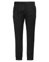 Pt Torino Man Pants Black Size 38 Virgin Wool, Elastane In Black