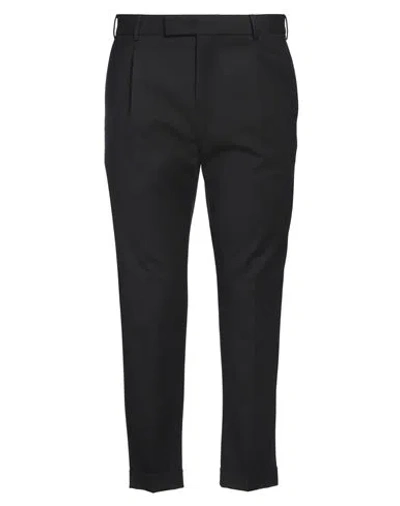 Pt Torino Man Pants Black Size 38 Virgin Wool, Elastane