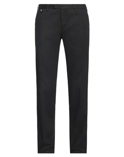 Pt Torino Man Pants Black Size 42 Cotton, Modal, Elastane