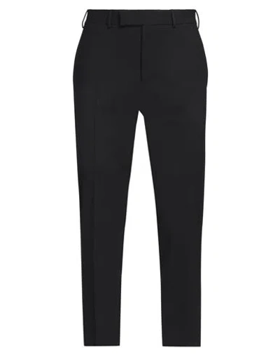 Pt Torino Man Pants Black Size 42 Virgin Wool, Elastane