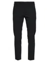 Pt Torino Man Pants Black Size 40 Polyester, Virgin Wool In Black