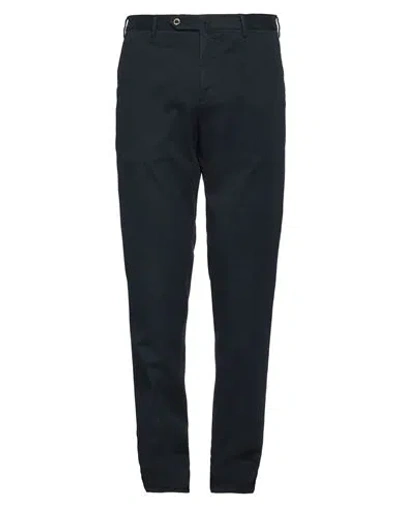 Pt Torino Man Pants Blue Size 34 Cotton, Elastane In Blue