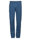 Pt Torino Man Pants Blue Size 36 Cotton, Elastane