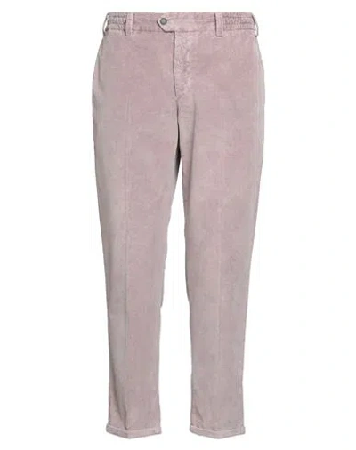 Pt Torino Man Pants Blush Size 34 Cotton, Lyocell, Elastane In Pink
