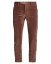 Pt Torino Man Pants Brown Size 32 Cotton, Elastane
