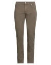 Pt Torino Man Pants Brown Size 35 Cotton, Cashmere, Elastane In Brown