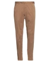 Pt Torino Man Pants Brown Size 40 Cotton, Elastane