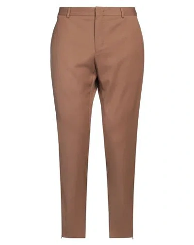 Pt Torino Man Pants Brown Size 40 Polyester, Wool, Elastane