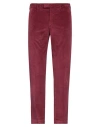 Pt Torino Man Pants Burgundy Size 38 Cotton, Lyocell, Elastane In Red