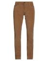 Pt Torino Man Pants Camel Size 33 Cotton, Lyocell, Elastane In Beige