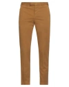 Pt Torino Man Pants Camel Size 34 Cotton, Elastane In Beige