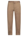 Pt Torino Man Pants Camel Size 34 Cotton, Elastane In Beige