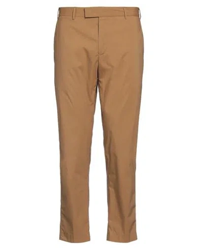 PT TORINO PT TORINO MAN PANTS CAMEL SIZE 36 COTTON, POLYAMIDE, ELASTANE