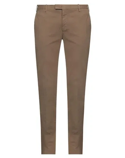 PT TORINO PT TORINO MAN PANTS CAMEL SIZE 38 COTTON, ELASTANE