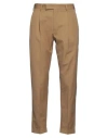 Pt Torino Man Pants Camel Size 42 Cotton