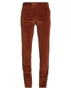 Pt Torino Man Pants Camel Size 44 Cotton, Elastane In Neutral
