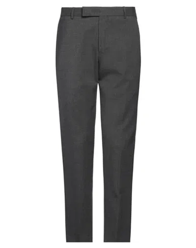 Pt Torino Man Pants Charcoal Size 30 Virgin Wool, Elastane In Gray