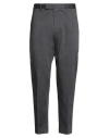 Pt Torino Man Pants Charcoal Size 36 Cotton, Elastane