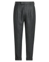 Pt Torino Man Pants Charcoal Size 36 Virgin Wool, Cashmere In Gray