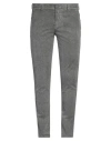 Pt Torino Man Pants Charcoal Size 38 Cotton, Elastane In Grey