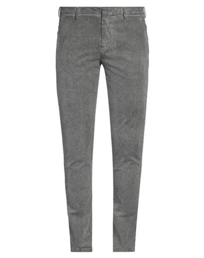 Pt Torino Man Pants Charcoal Size 38 Cotton, Elastane In Grey
