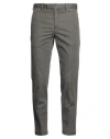 Pt Torino Man Pants Charcoal Size 38 Cotton, Lyocell, Elastane In Gray