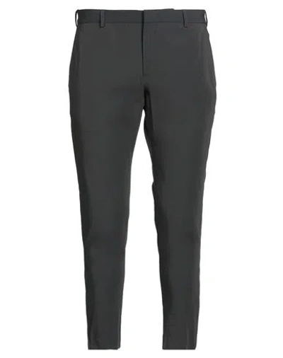 Pt Torino Man Pants Charcoal Size 38 Cotton, Polyamide, Elastane In Gray
