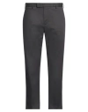 Pt Torino Man Pants Charcoal Size 38 Virgin Wool, Elastane In Gray