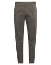 Pt Torino Man Pants Charcoal Size 42 Cotton, Elastane In Grey