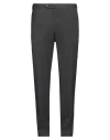 Pt Torino Man Pants Charcoal Size 44 Polyester, Wool, Elastane