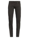 Pt Torino Man Pants Chocolate Brown Size 31 Cotton, Elastane