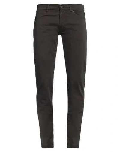 Pt Torino Man Pants Chocolate Brown Size 31 Cotton, Elastane In Brown