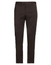 Pt Torino Man Pants Chocolate Brown Size 34 Polyester, Virgin Wool, Elastane