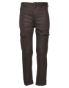Pt Torino Man Pants Cocoa Size 26 Virgin Wool, Polyester, Elastane In Brown