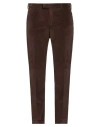 Pt Torino Man Pants Cocoa Size 38 Cotton, Lyocell, Elastane In Brown