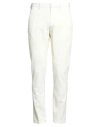 Pt Torino Man Pants Cream Size 33 Cotton, Elastane