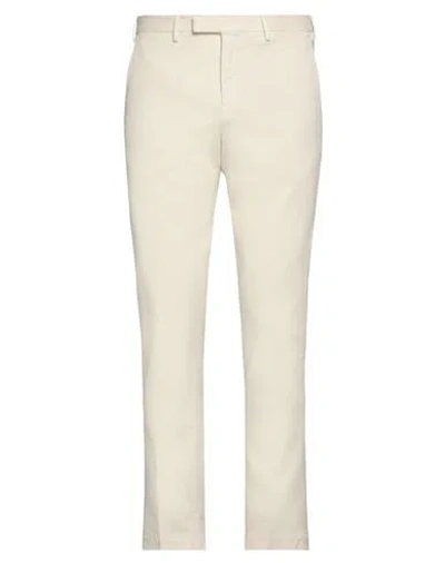 Pt Torino Man Pants Cream Size 32 Modal, Cotton, Elastane In White
