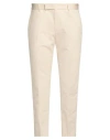 Pt Torino Man Pants Cream Size 34 Cotton, Linen In White