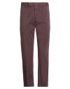 Pt Torino Man Pants Dark Brown Size 30 Cotton, Elastane