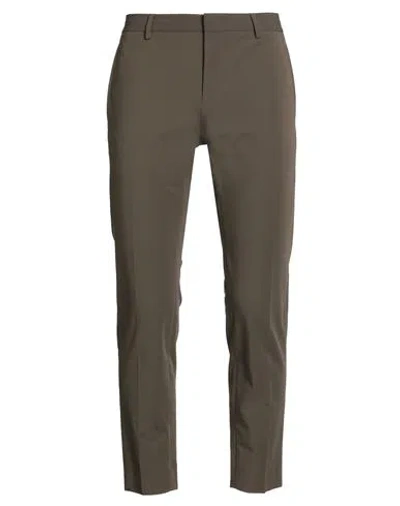 Pt Torino Man Pants Dark Brown Size 32 Cotton, Polyamide, Elastane