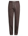 Pt Torino Man Pants Dark Brown Size 42 Virgin Wool, Cashmere, Elastane In Brown
