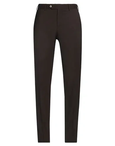 Pt Torino Man Pants Dark Brown Size 44 Super 130s Wool