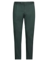 Pt Torino Man Pants Dark Green Size 36 Cotton, Elastane