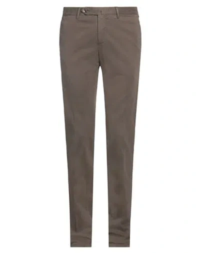 Pt Torino Man Pants Dark Green Size 36 Cotton, Elastane