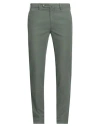 Pt Torino Man Pants Dark Green Size 38 Cotton, Lyocell, Elastane