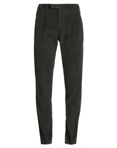 Pt Torino Man Pants Dark Green Size 42 Cotton, Elastane