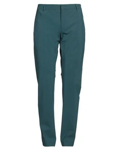Pt Torino Man Pants Deep Teal Size 36 Polyamide, Elastane In Green